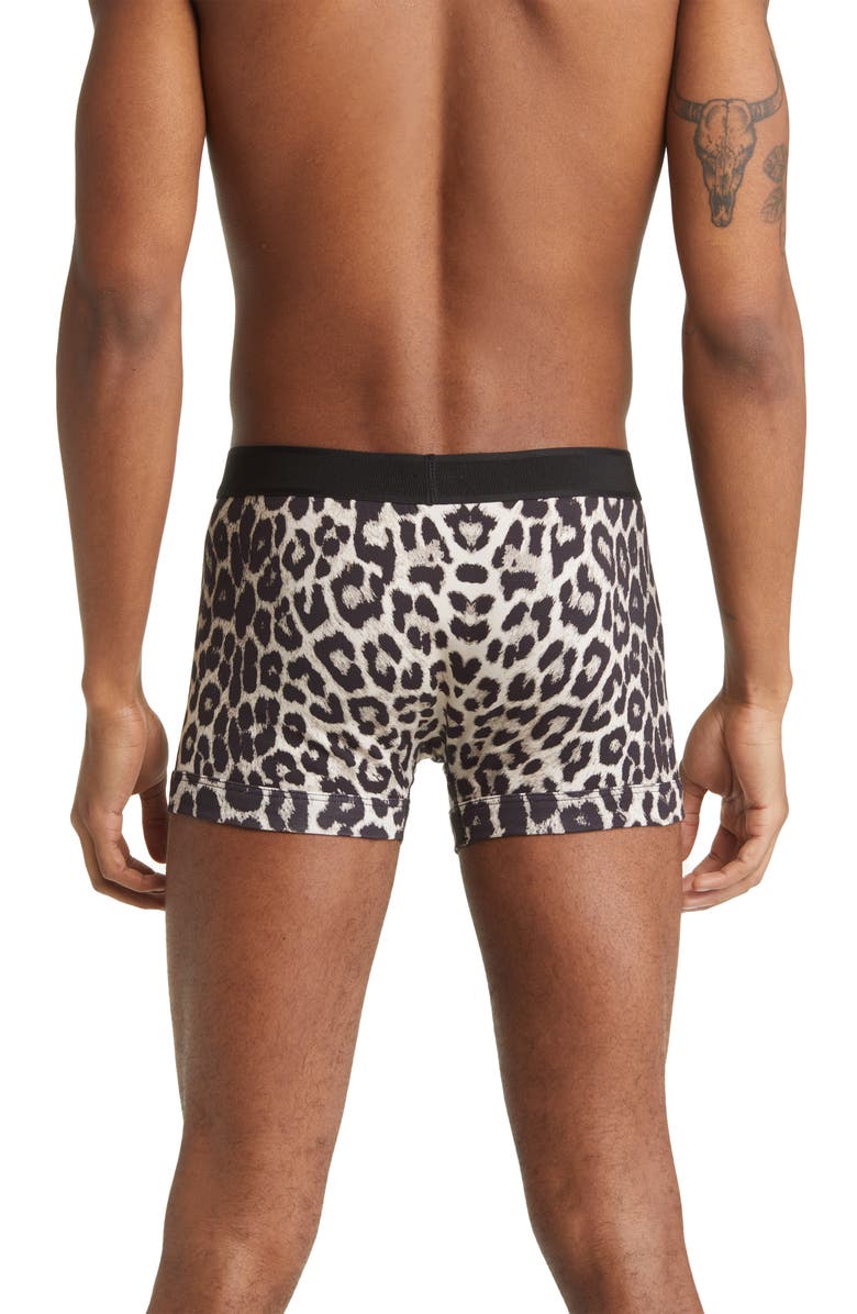 TOM FORD Snow Leopard Print Boxer Briefs, Alternate, color, Snow Leopard
