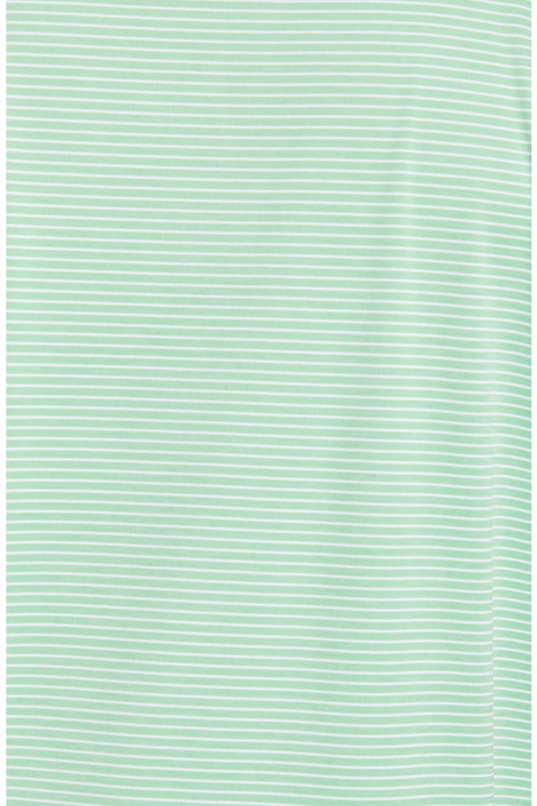 Featherweight Mélange Stripe Short Sleeve Polo, Alternate, color, MINT LEAF