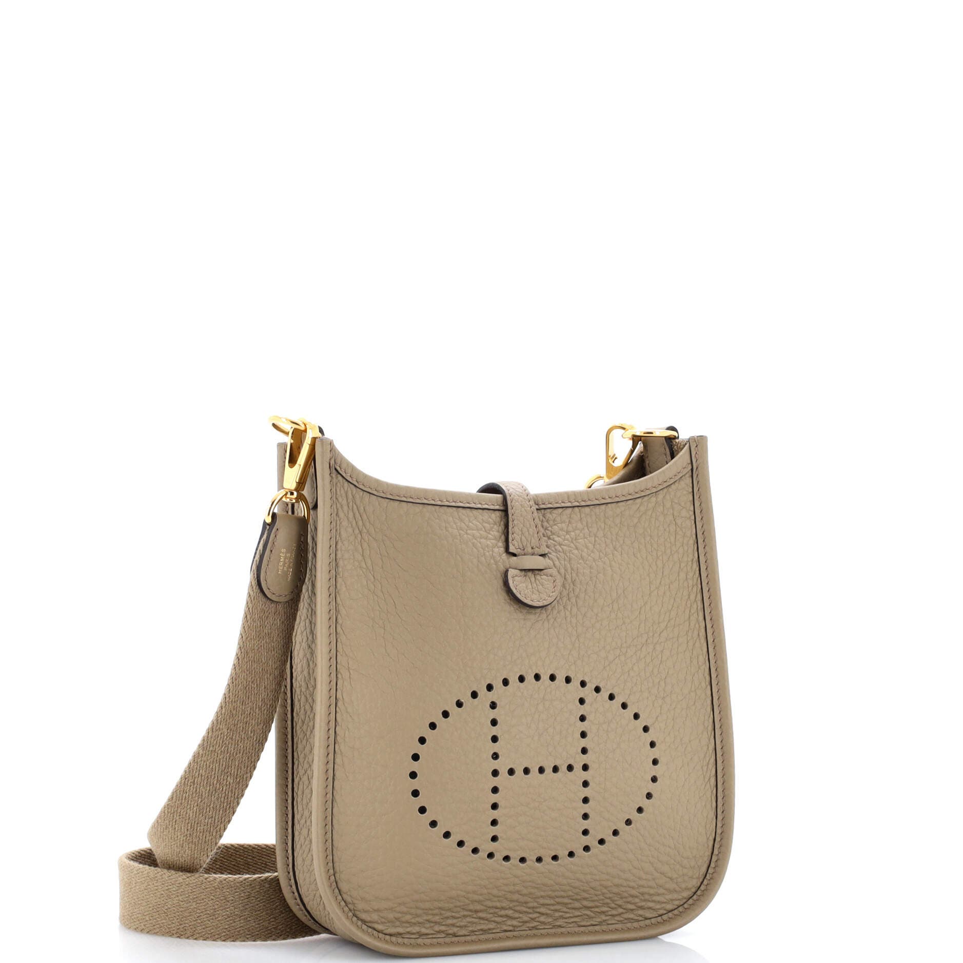 Pre-Owned Hermes Evelyne Bag Gen III Clemence TPM, Alternate, color, Beige Marfa