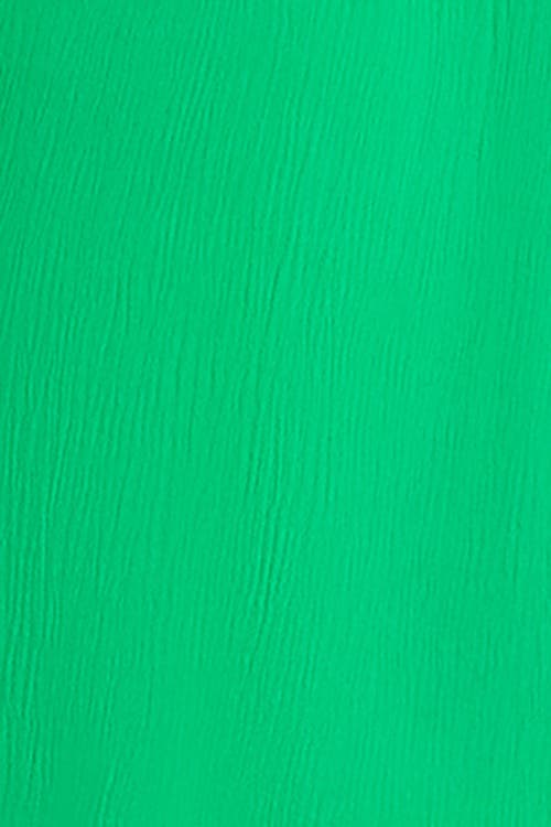 Helen Jon Flutter Sleeve Wrap Dress In Kelly Green
