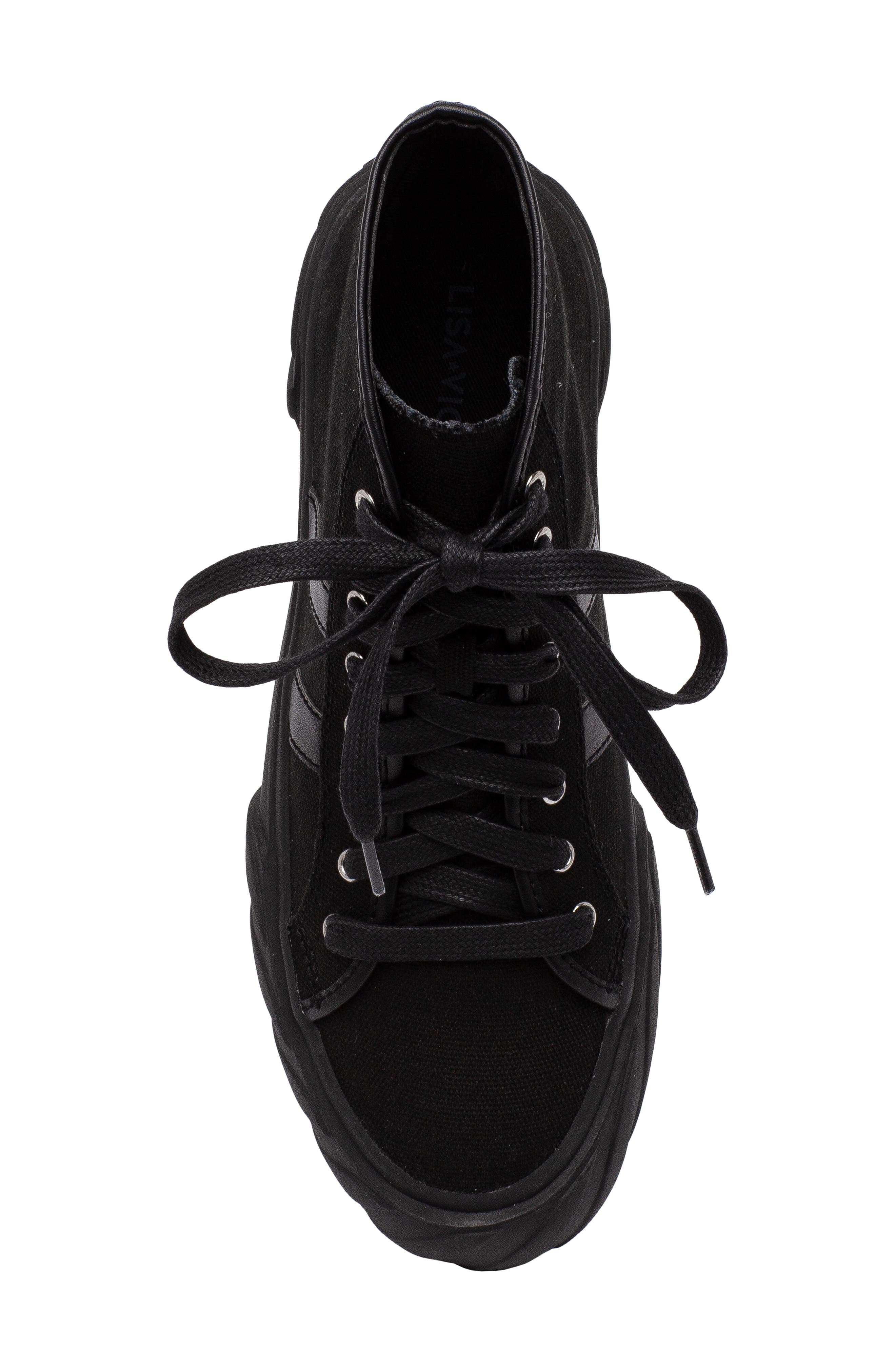 Getaway High Top Sneaker, Alternate, color, BLACK CANVAS