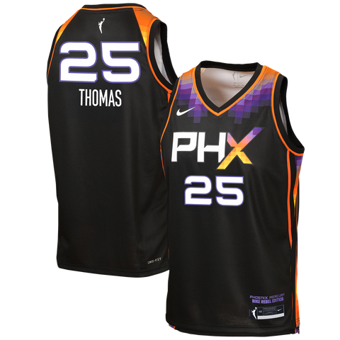 Youth Nike Alyssa Thomas Black Phoenix Mercury Victory Jersey - Rebel Edition