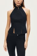 Nocturne Halter Neck Structured Top