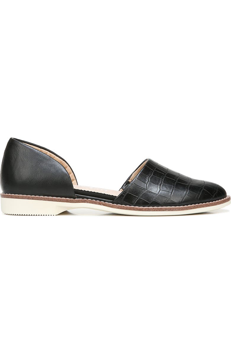 Dr. Scholl's Choice Croc Embossed d'Orsay Flat, Alternate, color,