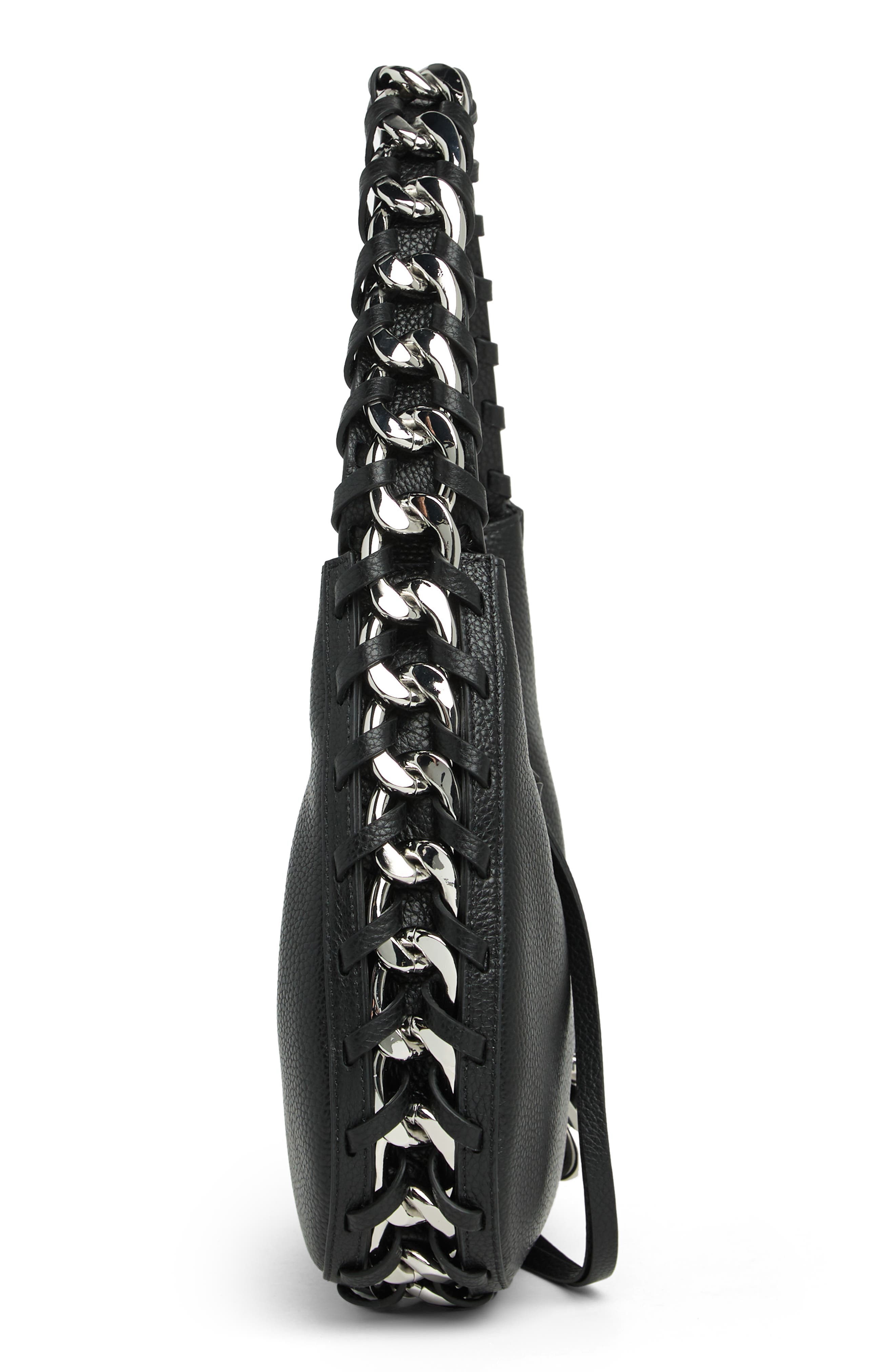 Rebecca Minkoff Whipstitch Chain Hobo Bag, Alternate, color, 