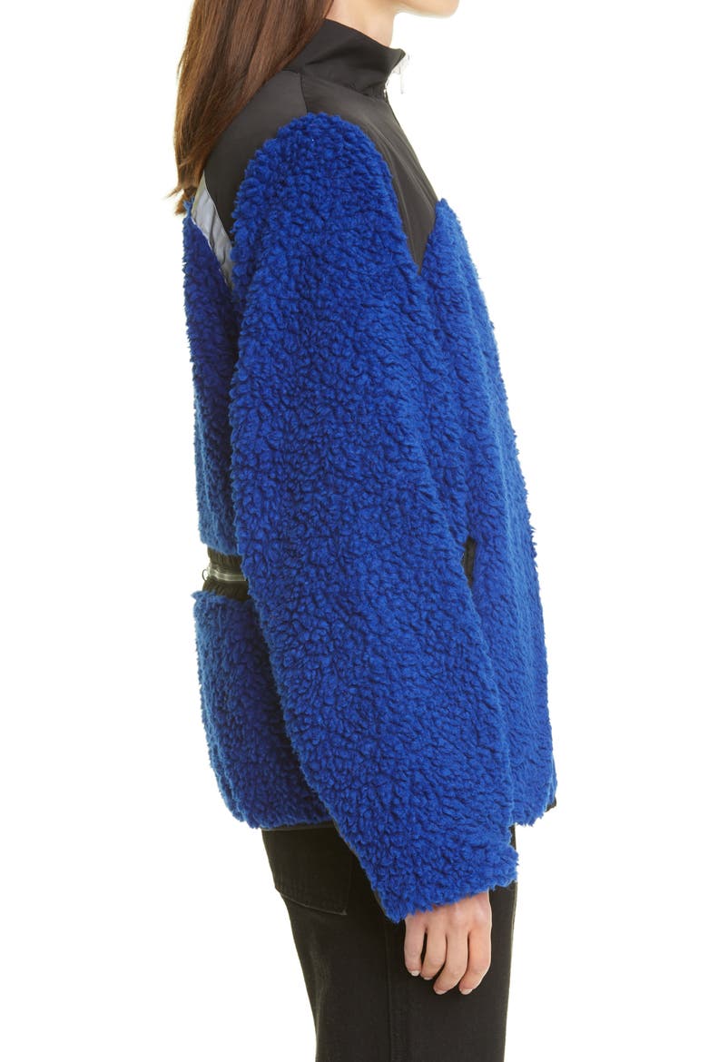 Rushi Fleece Jacket, Alternate, color, COBALT