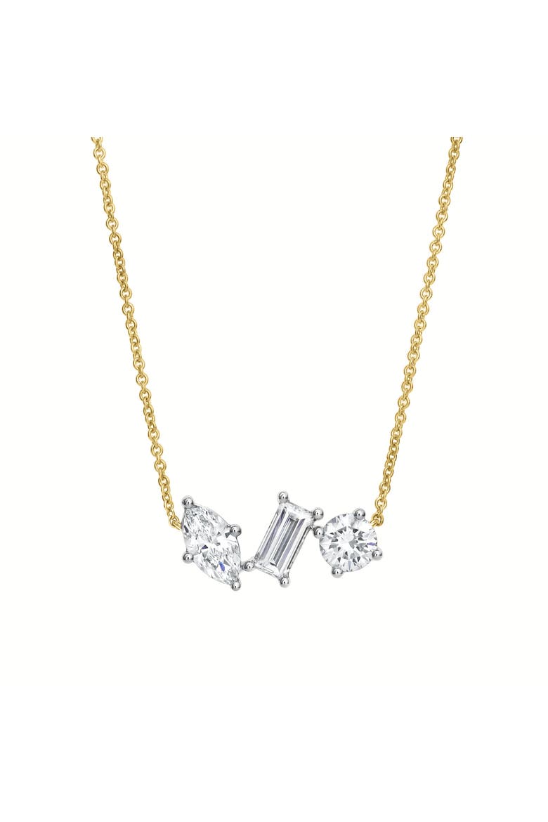 Selara 14K Gold Lab Grown Diamond Necklace - 1.5 Ct, Main, color, 14K Yellow Gold