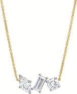 LuvMyJewelry Selara 14K Gold Lab Grown Diamond Necklace - 1.5 Ct