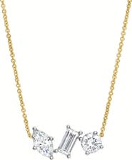 LuvMyJewelry Selara 14K Gold Lab Grown Diamond Necklace - 1.5 Ct