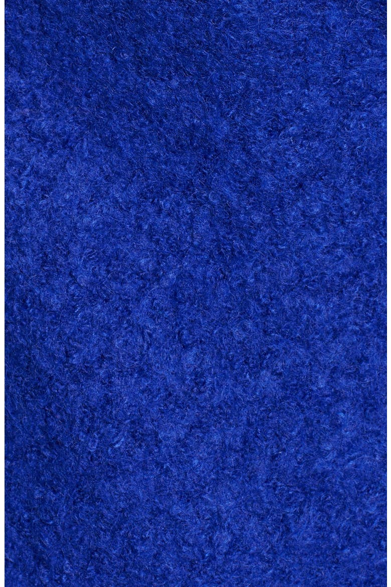 'Tessa' Boiled Wool Blend Coat, Alternate, color, LAPIS BLUE