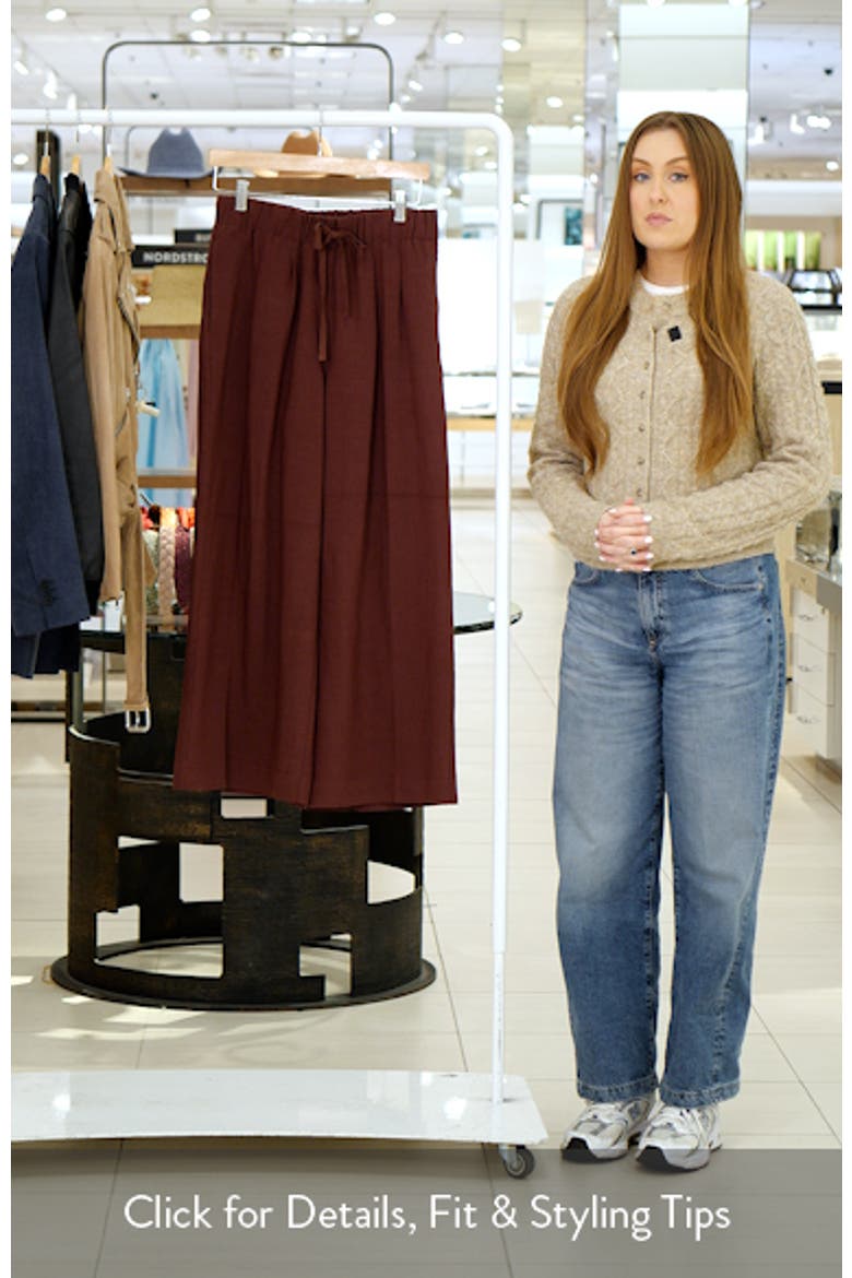 Wide Leg Crop Pants video