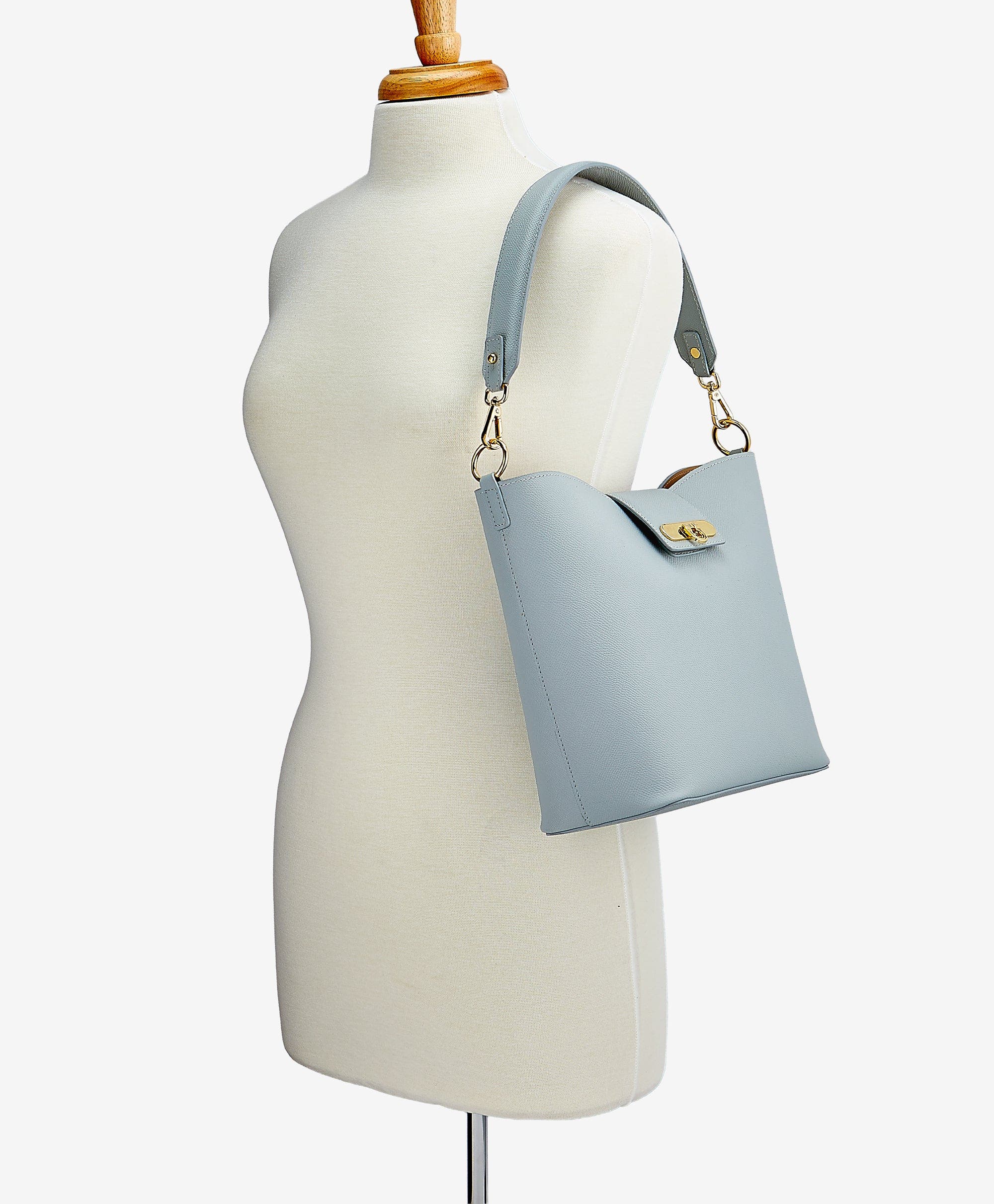 Isabel Bucket Bag, Alternate, color, LIGHT BLUE