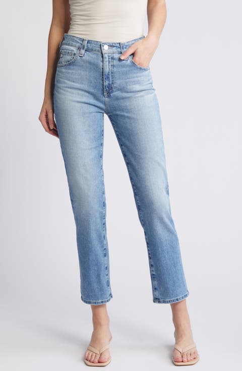 Saige Ankle Straight Leg Jeans (22 Years Whisper)