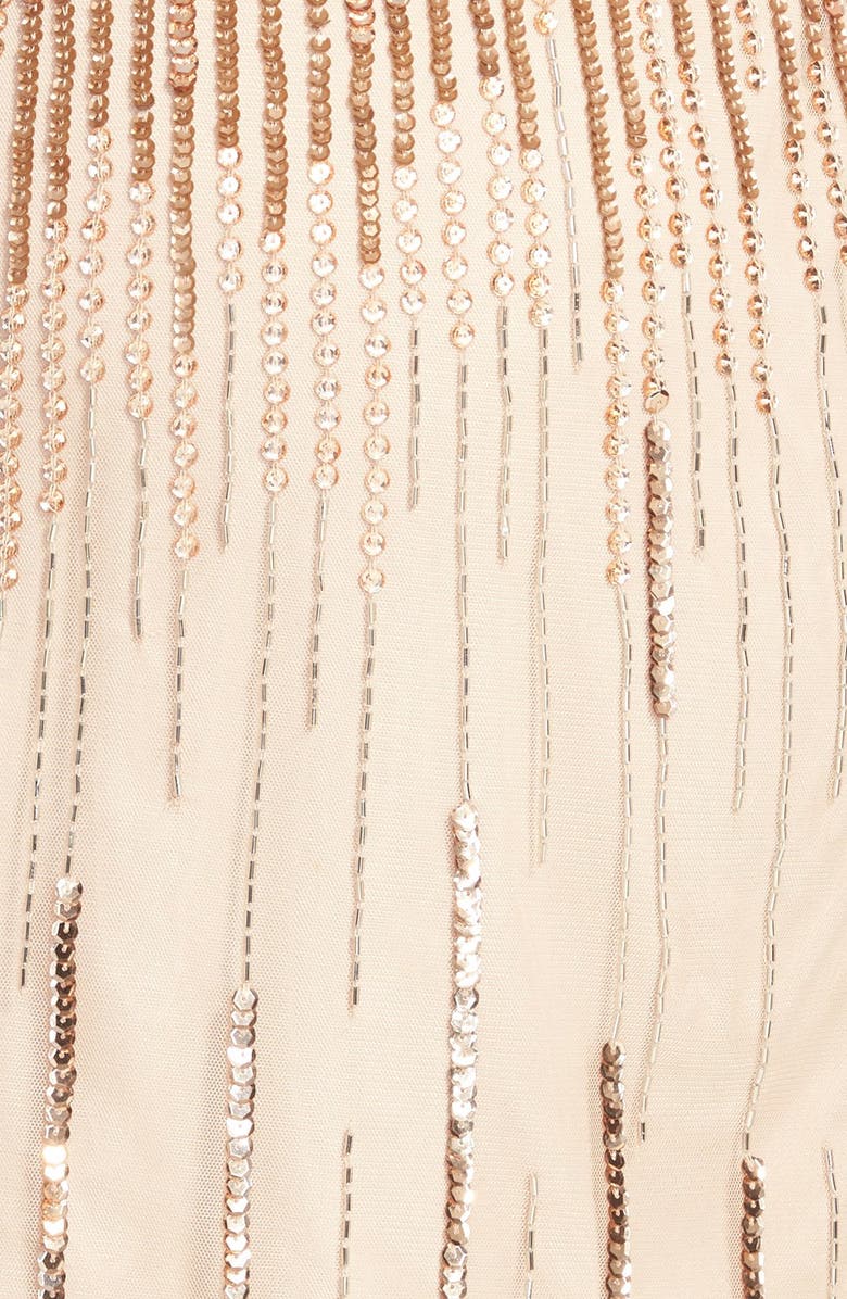 Adrianna Papell Beaded Sleeveless Cocktail Dress, Alternate, color,