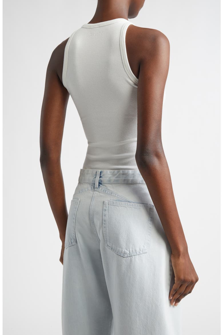 Rib Bodysuit, Alternate, color, BLANC CASSE