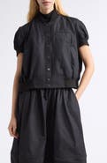 MELITTA BAUMEISTER Snap Bomber Shirt