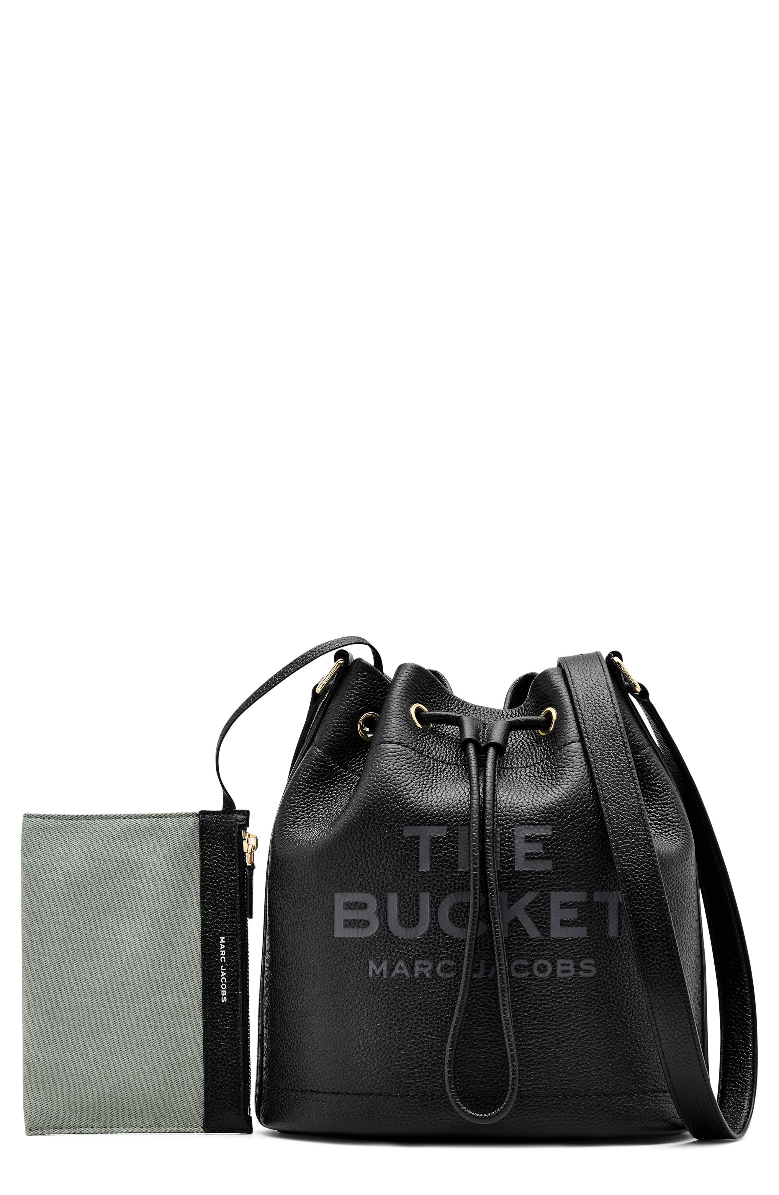 Marc Jacobs The Bucket Leather Bag, Main, color, 