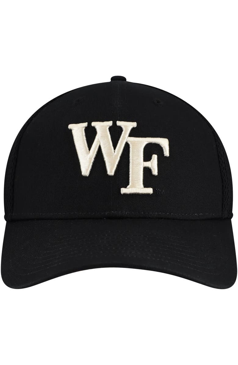 TOP OF THE WORLD Men's Top of the World Black Wake Forest Demon Deacons Spacer Flex Hat, Alternate, color, Black