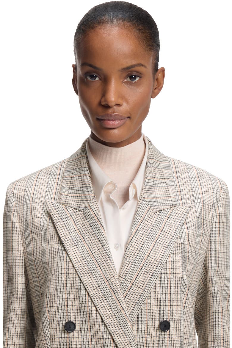 Jukana Windowpane Plaid Stretch Wool Blazer, Alternate, color, SEA BLOSSOM PLAID