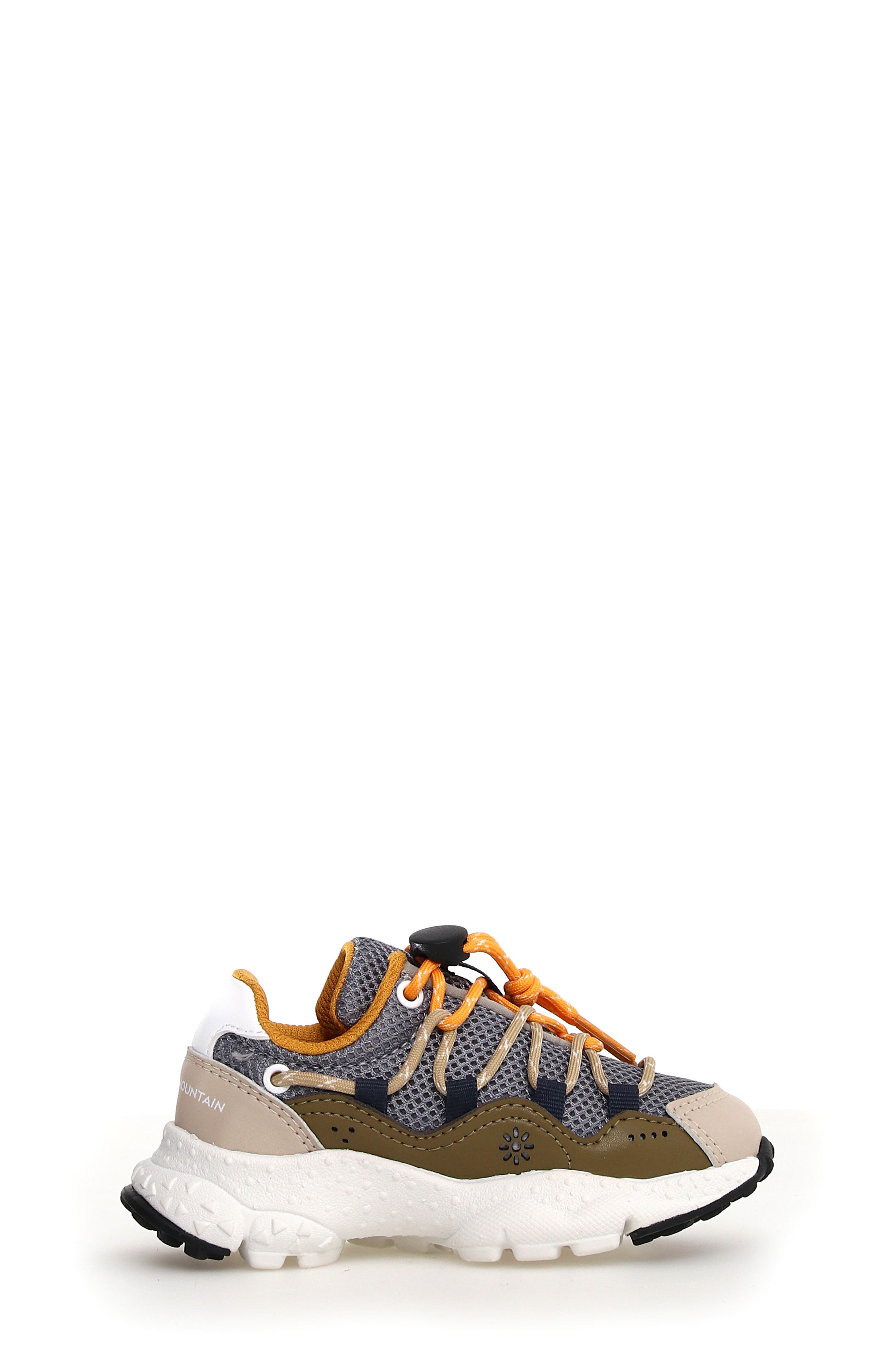 Flower MOUNTAIN Raikiri Junior Sneaker, Alternate, color, Beige-Taupe-Orange