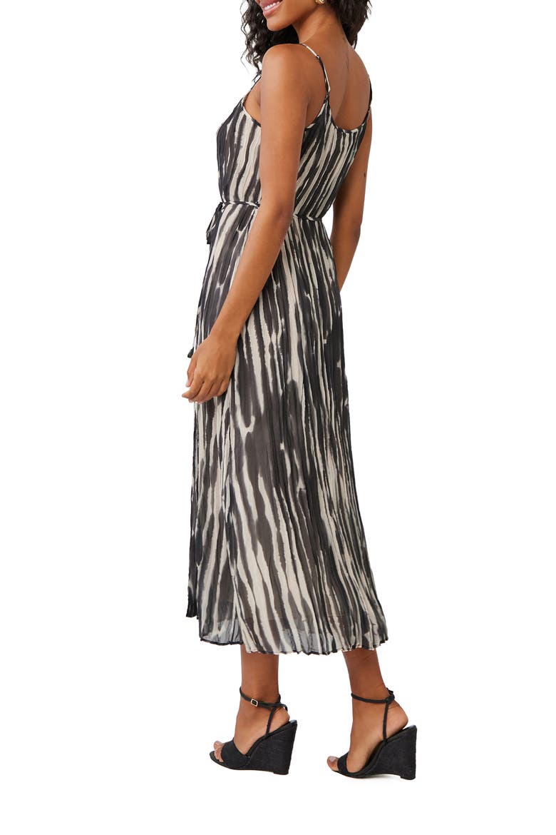 Abstract Stripe Midi Dress, Alternate, color, BRUSHED STRIPE PRINT