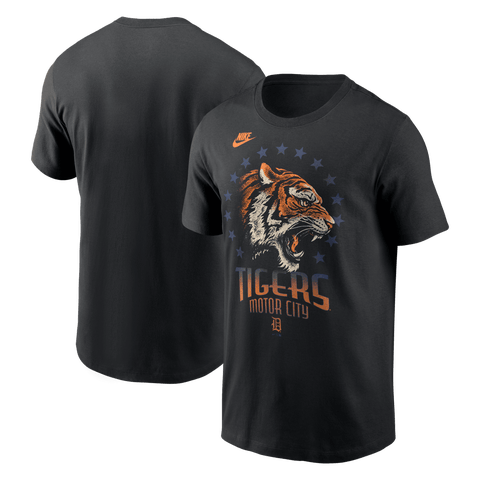 Men's Nike  Black Detroit Tigers Local T-Shirt