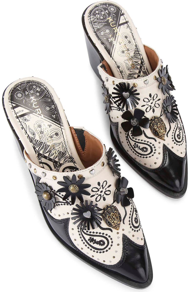 Kurt Geiger London Flower Western Mule, Alternate, color,