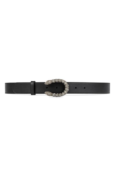 Crystal Leather Belt