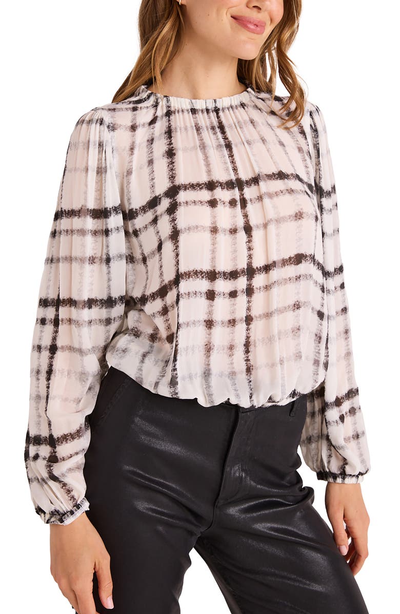 Bella Dahl Print Shirred Top, Alternate, color, 