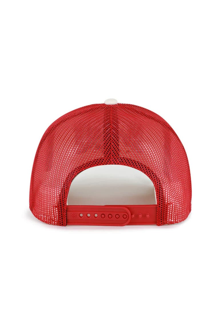 Men's '47  Natural NC State Wolfpack Drawbridge Trucker Adjustable Hat, Alternate, color, Natural