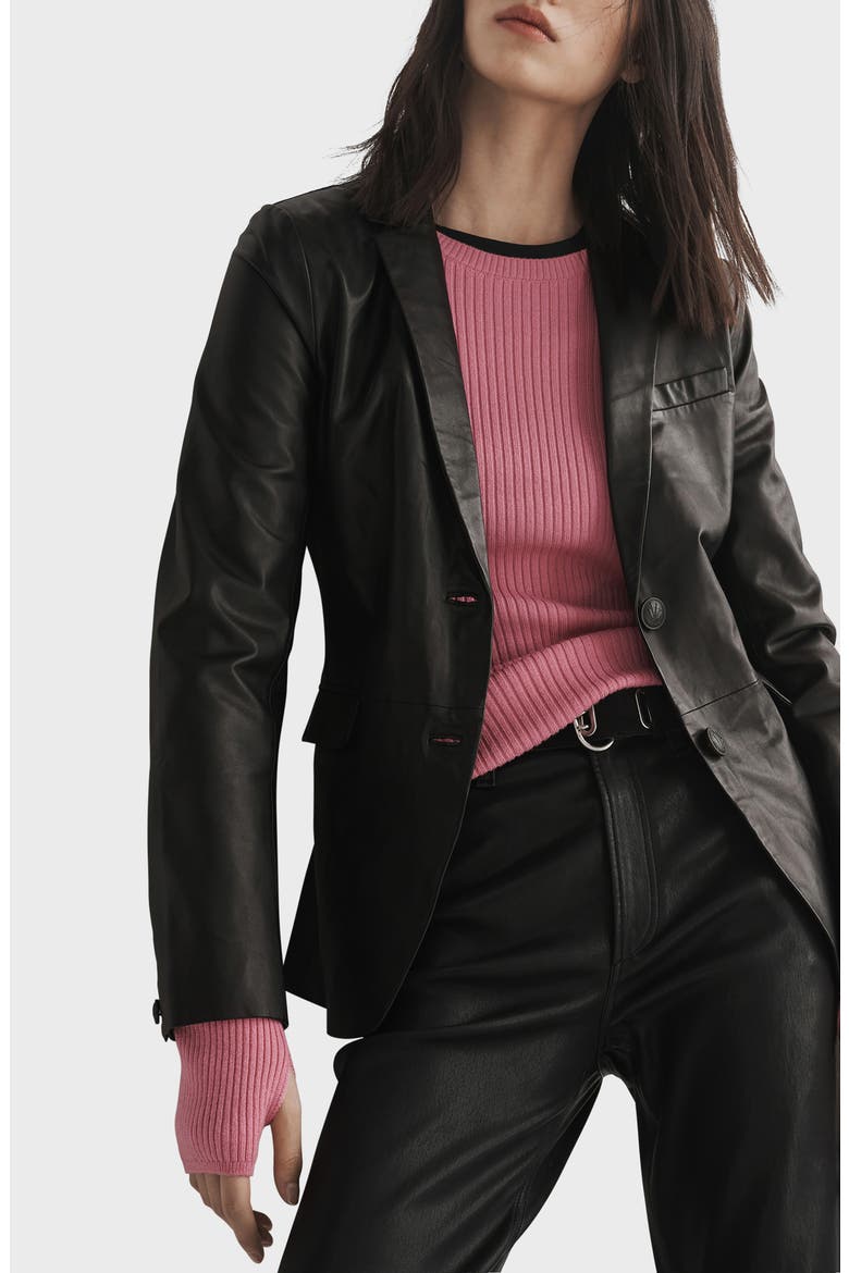 Audrina Rib Sweater, Alternate, color, FUCHSIA