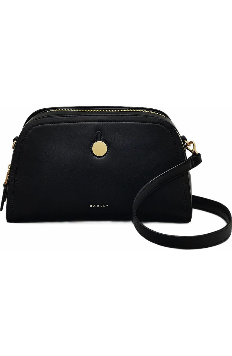Radley Bathurst Mews Small Ziptop Crossbody Bag, Main, color, Black