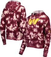 New Era Women's New Era Burgundy Washington Commanders Cloud Dye Fleece Pullover Hoodie