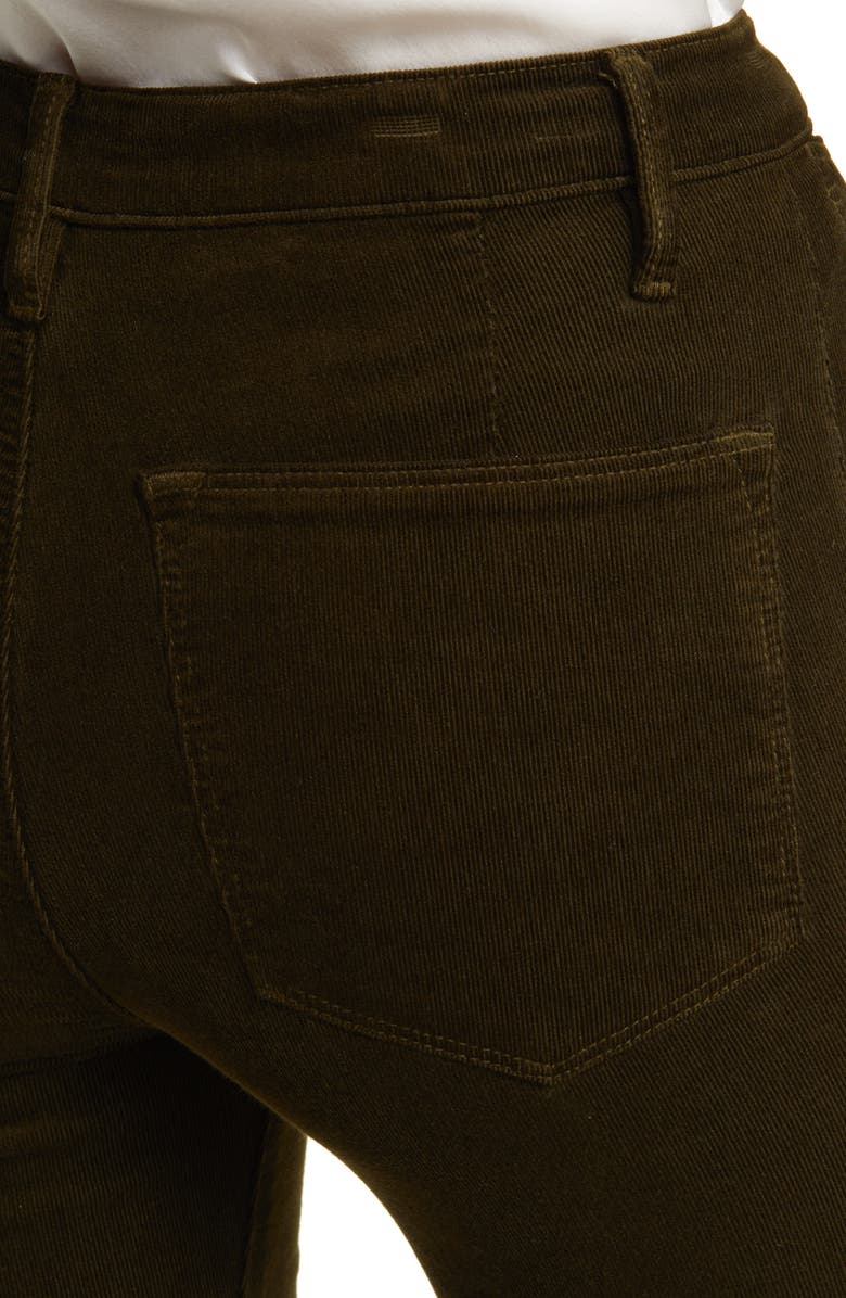 FRAME Le Francoise High Waist Flare Velvet Pants, Alternate, color, 