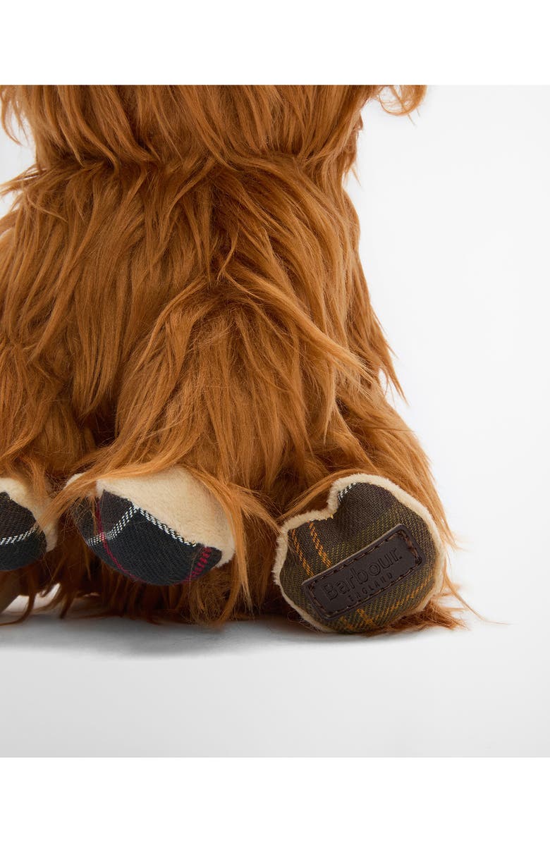Barbour Highland Cow Dog Toy, Alternate, color, Brown/ Classic