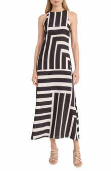 Donna Morgan Stripe Maxi Dress