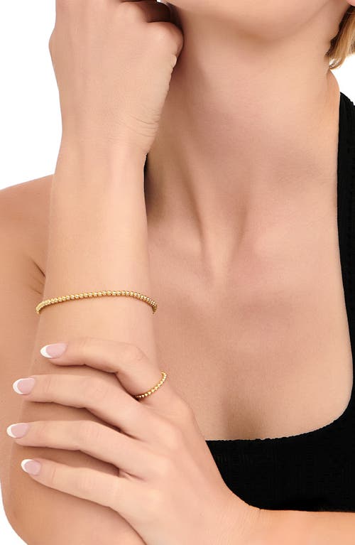 Devata Beaded Ball Bracelet In Gold