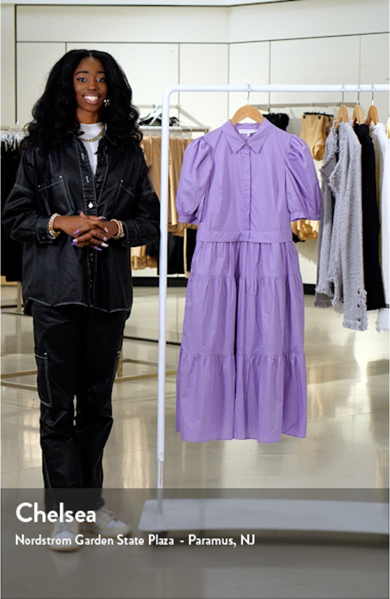 Puff Sleeve Shirtdress, sales video thumbnail