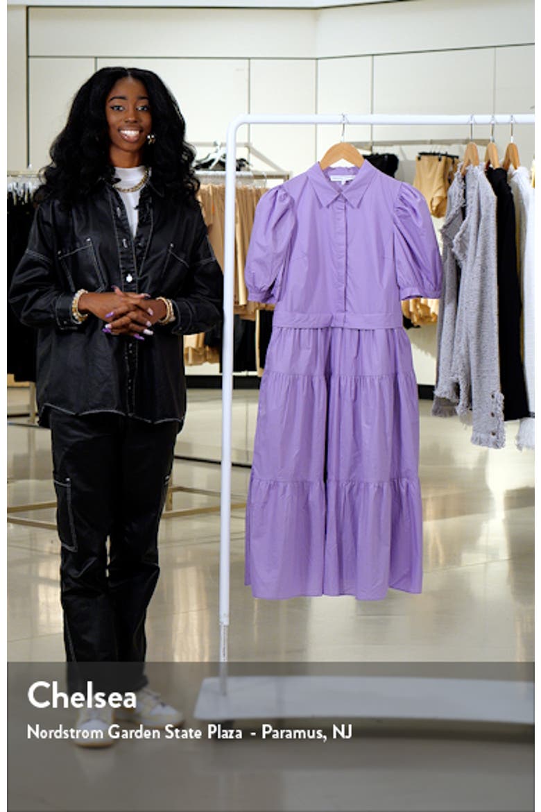Puff Sleeve Shirtdress video