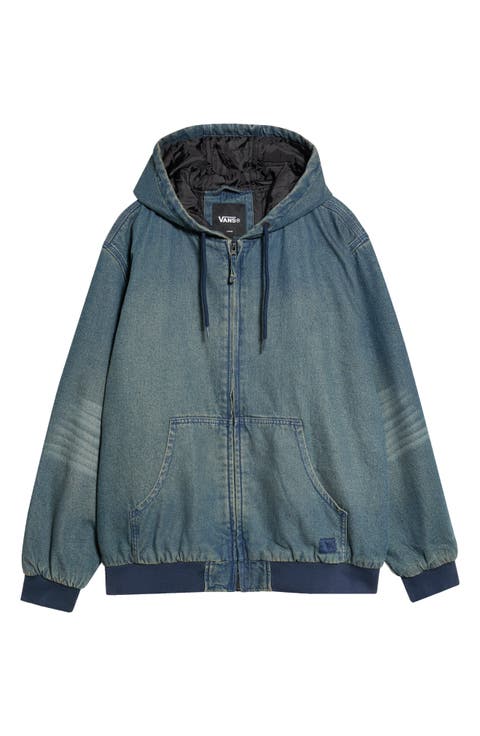 Eli Workwear Denim Hooded Jacket