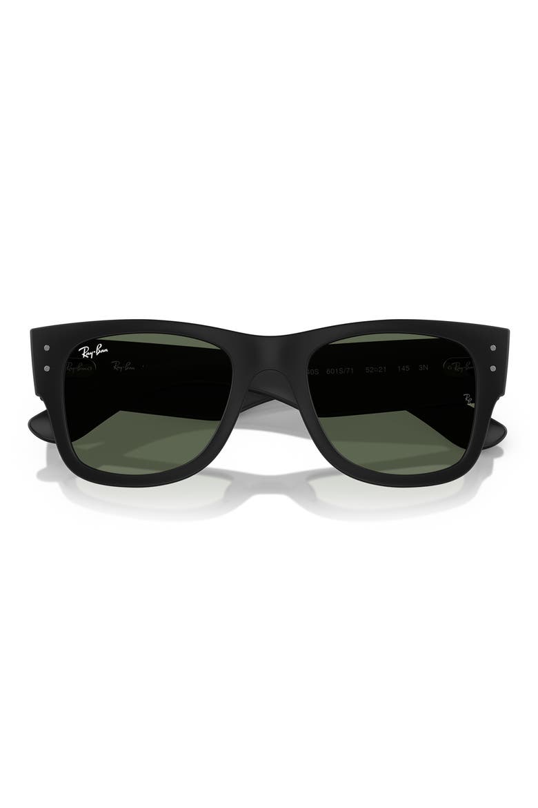 Mega Wayfarer Liteforce 52mm Square Sunglasses, Alternate, color, SAND BLACK