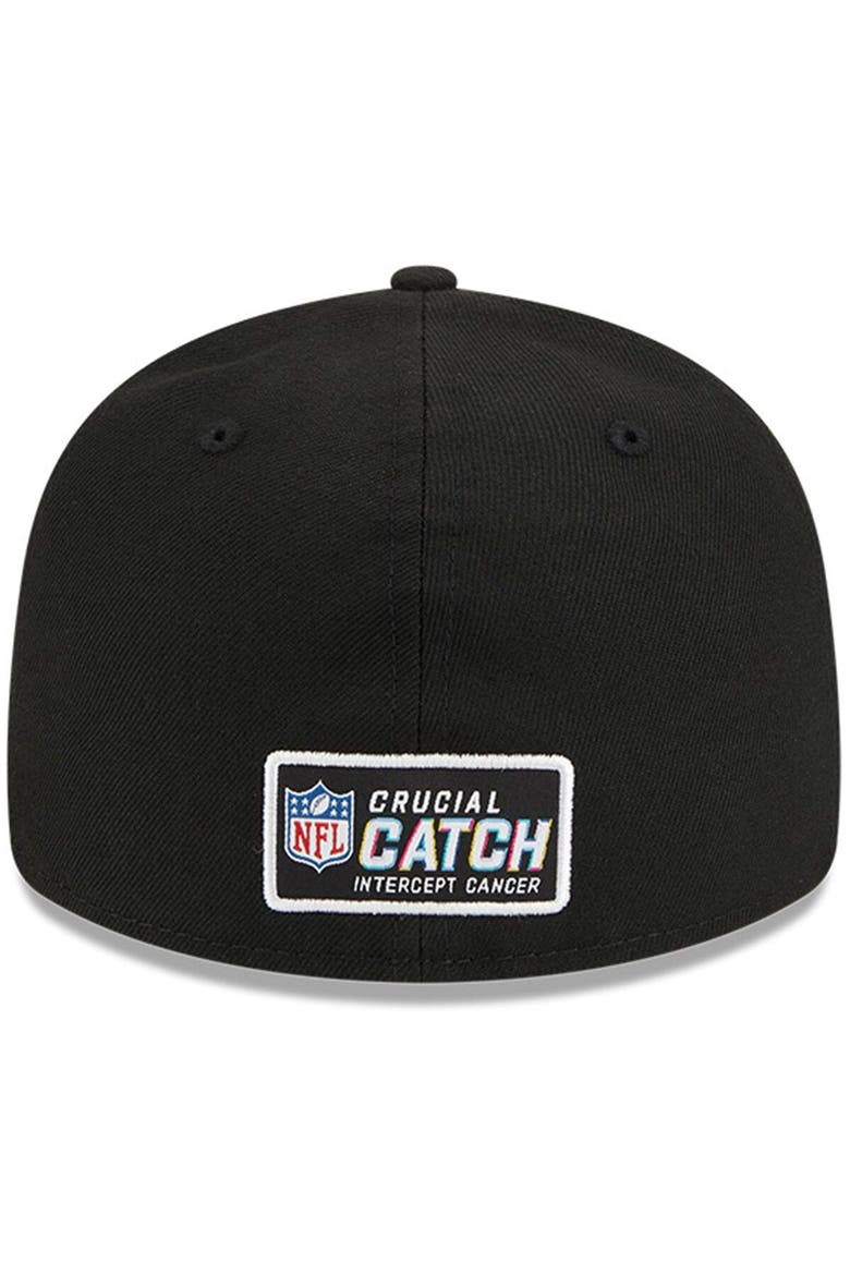 Men's New Era  Black Los Angeles Rams 2023 NFL Crucial Catch Low Profile 59FIFTY Fitted Hat, Alternate, color, Black