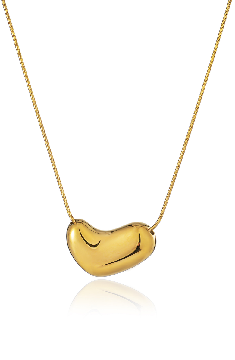 Kellery Heart of Heritage Gold Necklace, Main, color, Gold