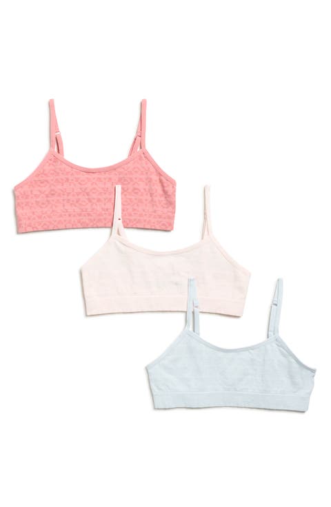 Kids' 3-Pack Seamless Bralettes