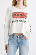Daydreamer Oasis Long Sleeve Crop Graphic T-Shirt