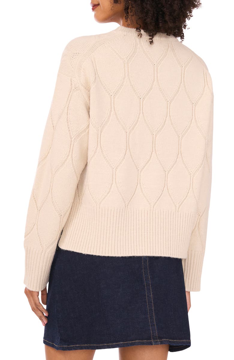 Vince Camuto Long Sleeve Sweater, Alternate, color, Sugar Oak