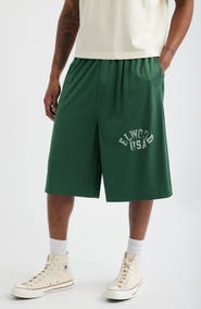 Elwood Canopy Mesh Basketball Shorts