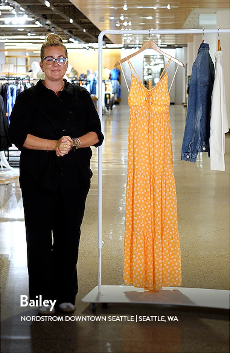 High Tide Floral Maxi Sundress, sales video thumbnail