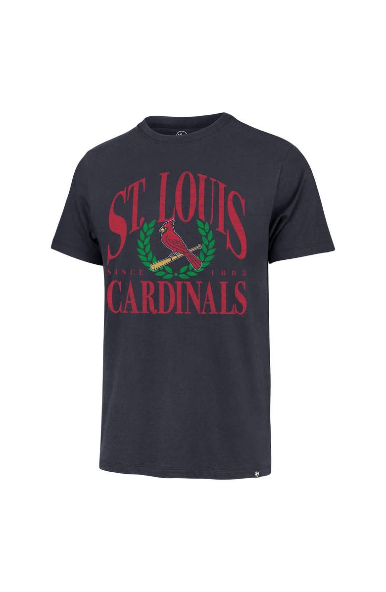 '47 Men's '47 Navy St. Louis Cardinals Pitchout Franklin T-Shirt, Alternate, color,
