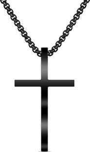 EDFORCE Men's Cross Pendant Necklace